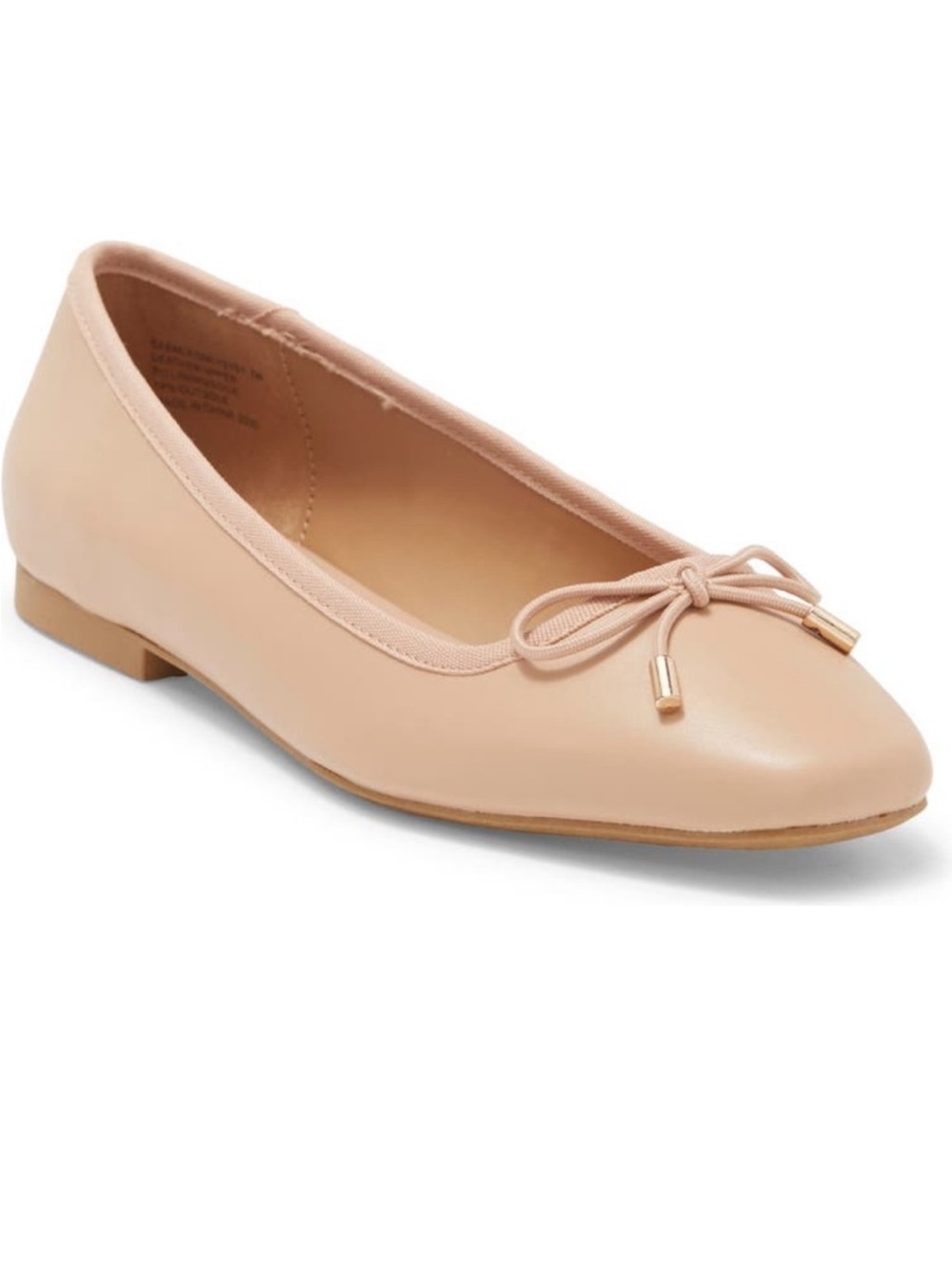NEW Steve Madden Women's Nude Ballet Flat with Bow 6.5